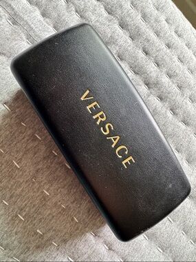 Versace Black and Gold Eyewear Case
